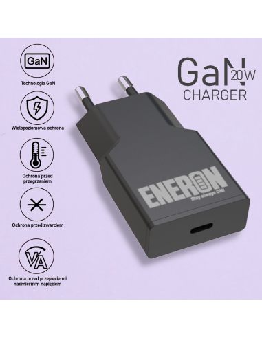 Ładowarka GaN Technology 20W USB-C...