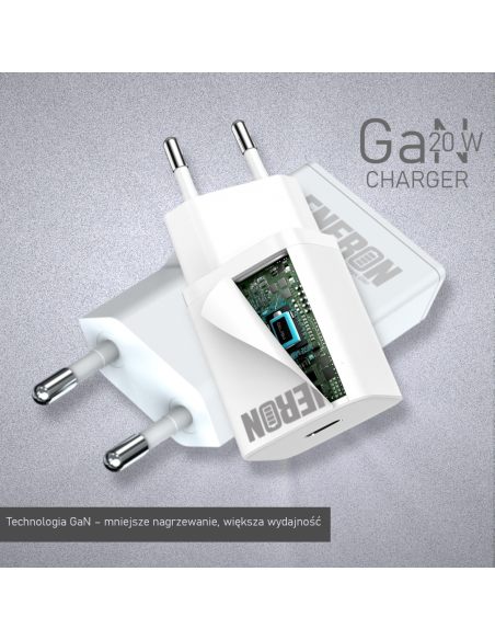 Ładowarka Technology 20W SLIM USB-C Biała