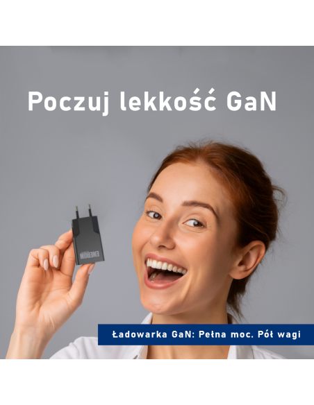 Ładowarka GaN Technology 20W USB-C Czarna