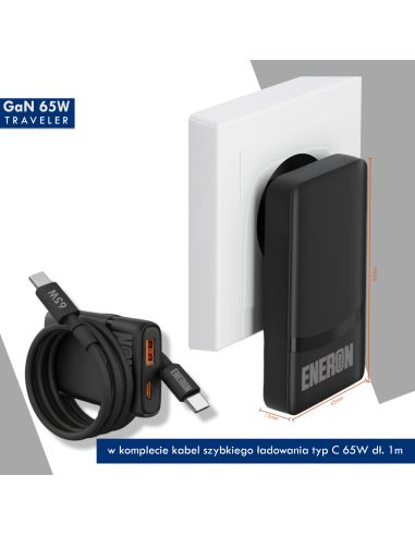 Ładowarka GaN Technology TRAVEL 65W...