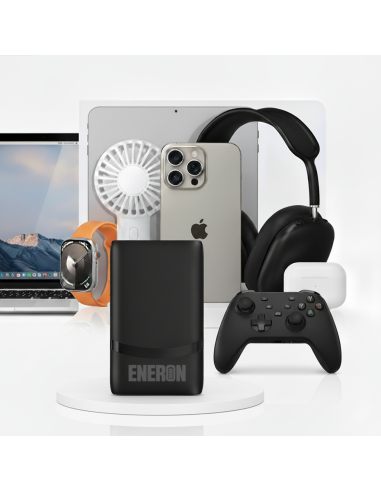 Ładowarka GaN 65W 1xUSB-C 1xUSB-A Czarna