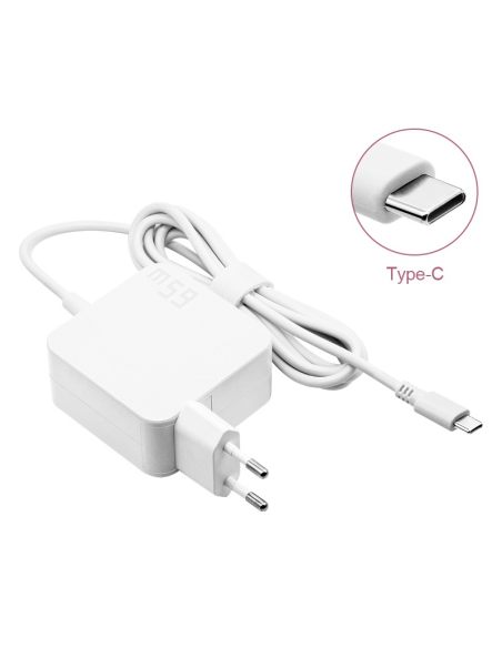 Zasilacz Ładowarka 65W GaN USB-C Universal White