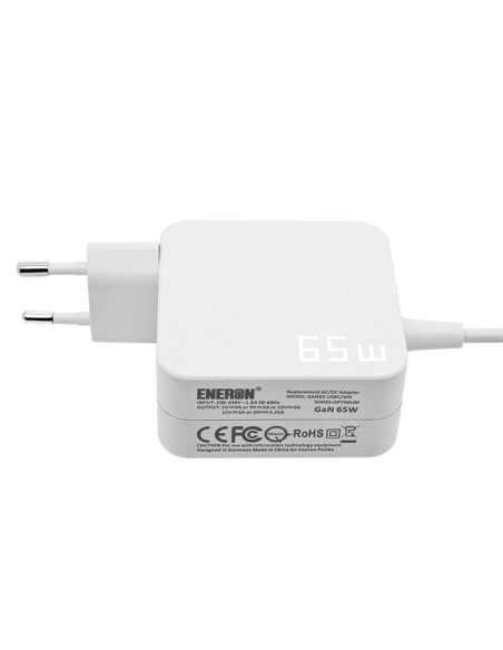 Zasilacz Ładowarka 65W GaN USB-C Universal White