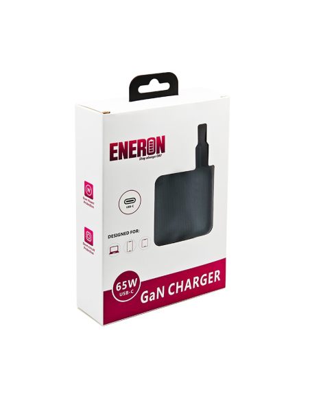 Zasilacz Ładowarka 65W GaN USB-C Universal Black