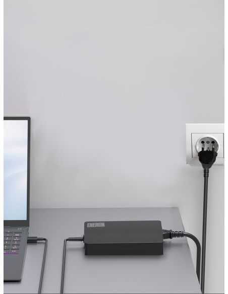 Zasilacz Ładowarka GaN SLIM 65W USB-C czarny