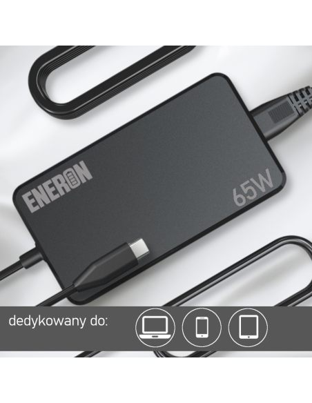 Zasilacz Ładowarka GaN 65W USB-C