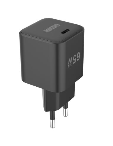 Ładowarka GaN 65W PowerCube Czarna USB-C