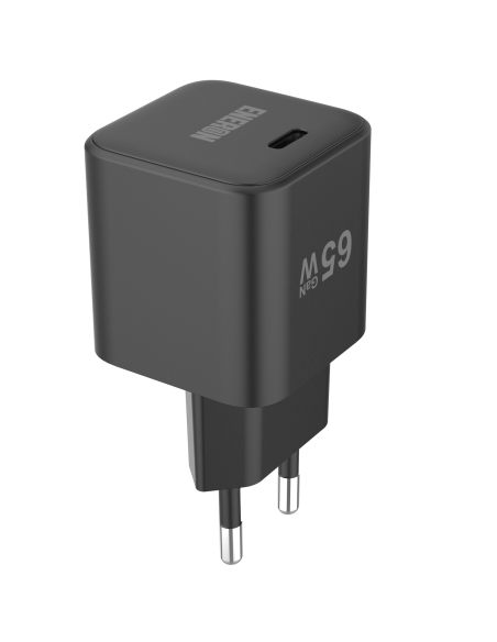 Ładowarka GaN 65W PowerCube Czarna USB-C