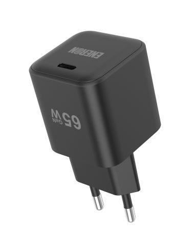 Ładowarka GaN 65W PowerCube Czarna USB-C