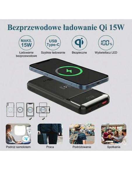 Powerbank 22W 10000mAh wireless