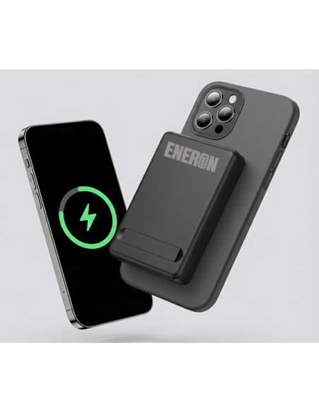 Powerbank 20W 5000mAh wireless/magnet czarny