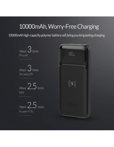 Powerbank 22W 10000mAh wireless