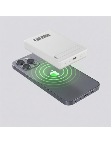 Powerbank 20W 10000mAh wireless/magnet biały