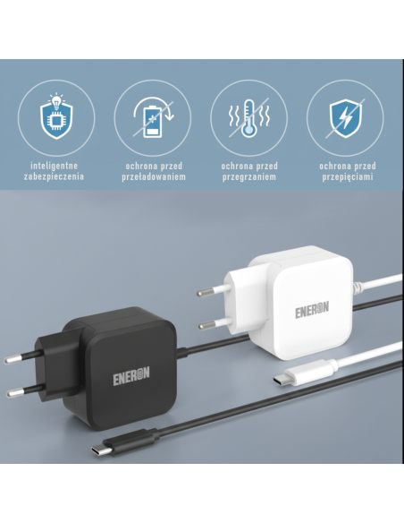 Eneron 67W WALL GaN CHARGER - white