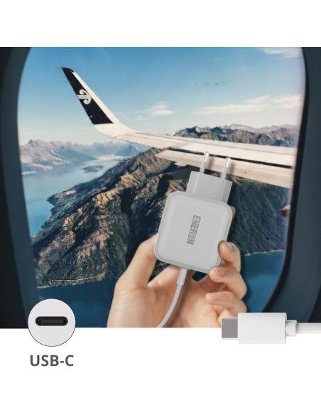 Eneron 67W WALL GaN CHARGER - white