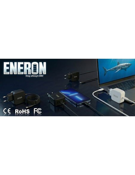 Eneron 67W WALL GaN CHARGER - white
