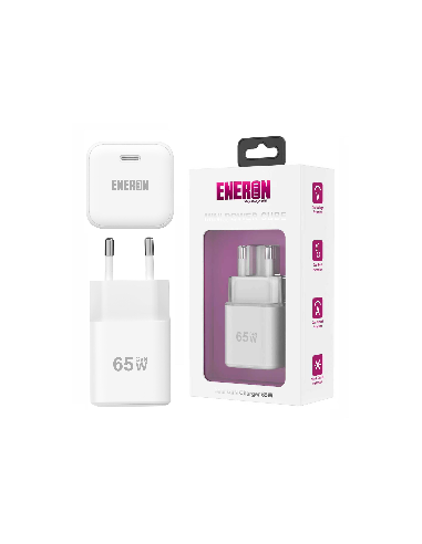 Ładowarka GaN 65W PowerCube Biała ubs-c