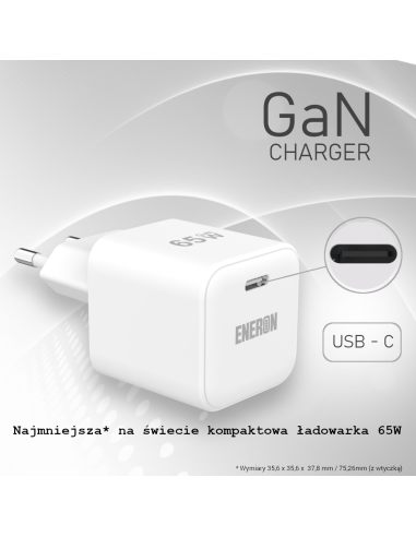 Ładowarka GaN 65W Mini Power Cube...