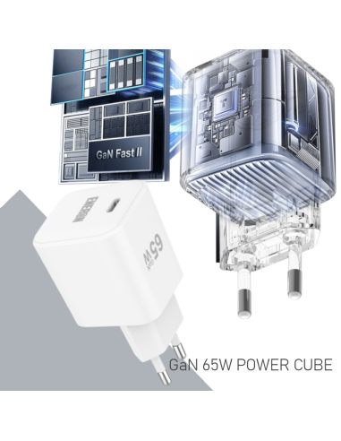 Ładowarka GaN 65W Mini Power Cube...
