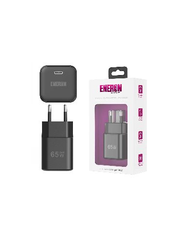 Ładowarka GaN 65W PowerCube Czarna USB-C