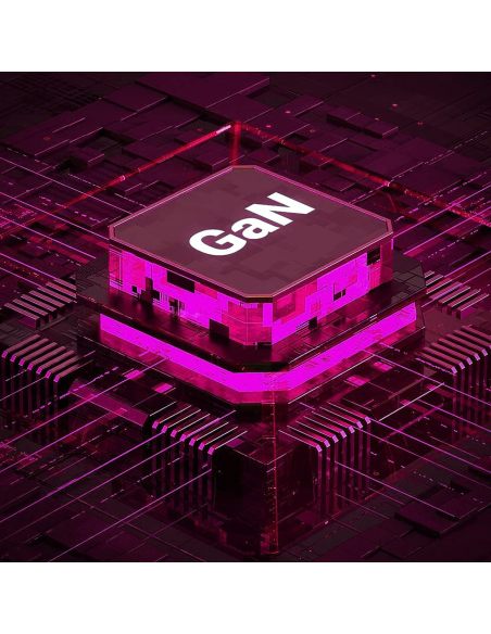 Ładowarka GaN Technology 100W 3xUSB-C USB-A czarna