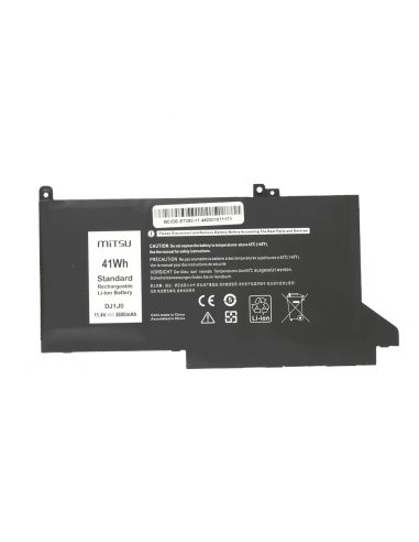 Bateria Mitsu do Dell Latitude E7390, E7490 - 11.4v