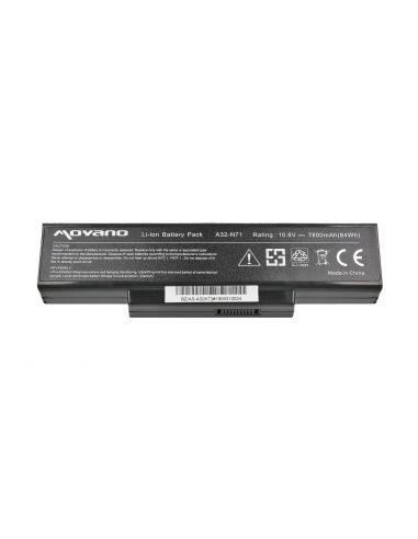 Bateria Movano Premium do Asus K72, K73, N73, X77 (7800mAh)