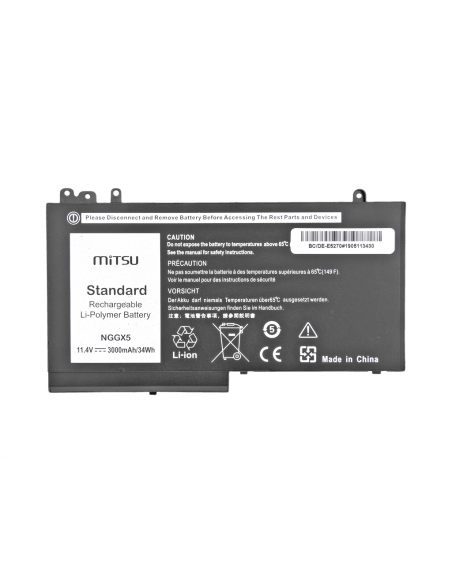 Bateria Mitsu do Dell Latitude E5250, E5270