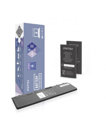 Bateria Mitsu do Dell Latitude E7240, E7250