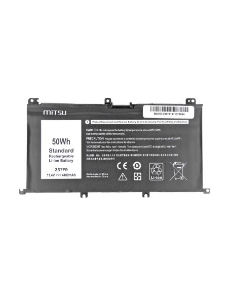 Bateria Mitsu do Dell Inspiron 15 (7557), 15 (7559) - 4400mAh