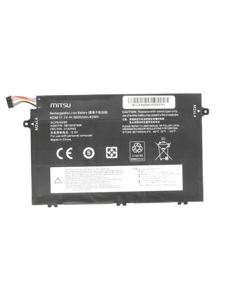 Bateria Mitsu do Lenovo ThinkPad E480, E580