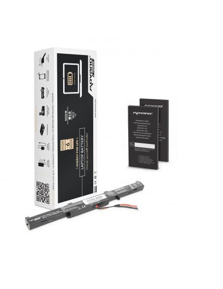 Bateria Movano Premium do Asus A550E, K550E (2600 mAh)