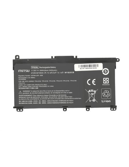 Bateria Mitsu do HP 14-BP, Pavilion 14 15