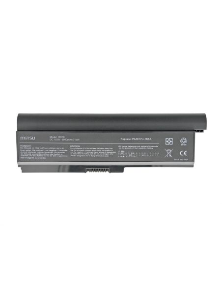 Bateria Mitsu do Toshiba L700, L730, L750 (6600mAh)