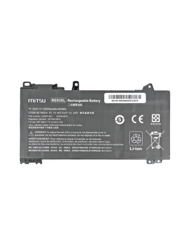 Bateria Mitsu do HP 430 G6, 450 G6