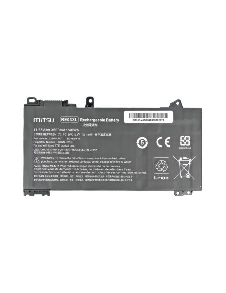 Bateria Mitsu do HP 430 G6, 450 G6