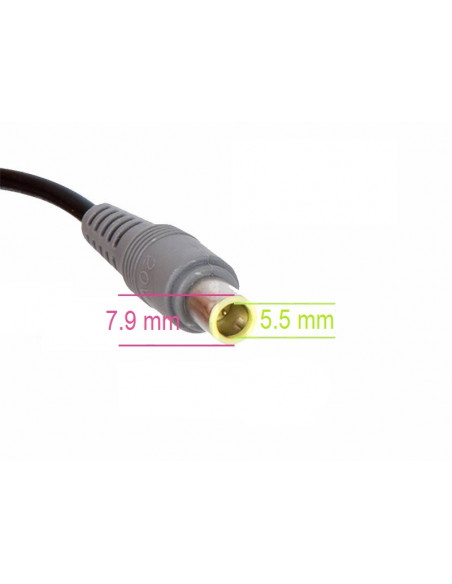 Strom für Laptops Lenovo 20V 3.25A 65W 7.9x5.5