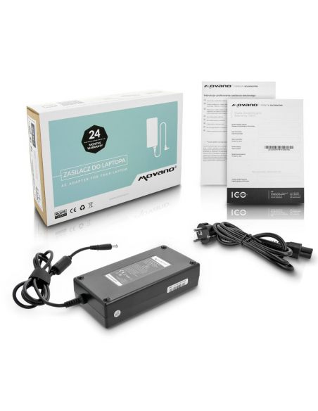 Zasilacz Movano 19.5v 12.3a (7.4x5.0 pin) 240W do Dell