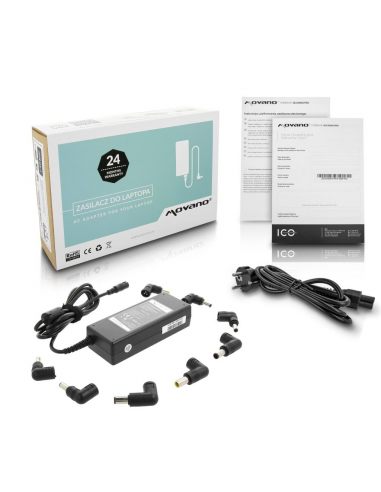 Zasilacz Movano uniwersalny 90W - 10 wtyków