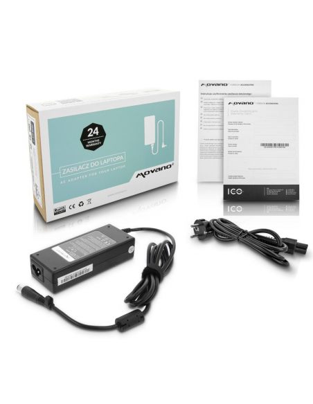 Zasilacz Movano 19v 4.74a (7.4x5.0 pin) 90W do HP, Compaq