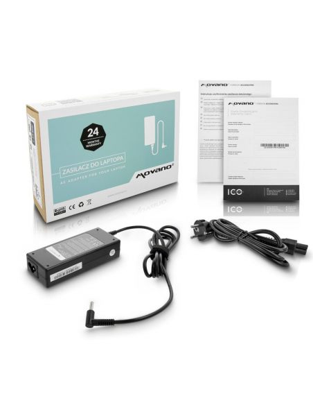 Zasilacz Movano 19.5v 4.62a (4.5x3.0 pin) 90W do HP