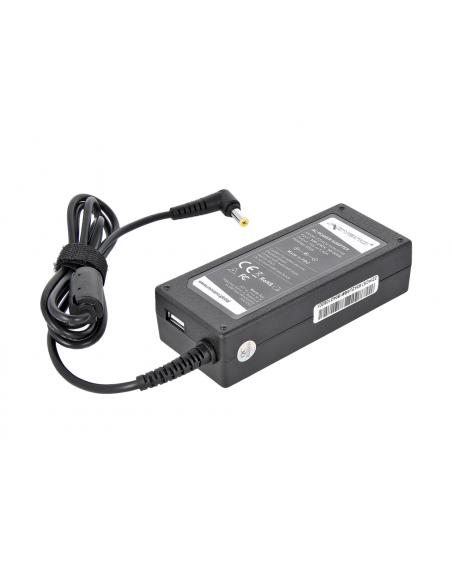 Zasilacz Movano 19v 3.42a (5.5x1.7) 65W z wyjsciem USB - Acer, Packard Bell
