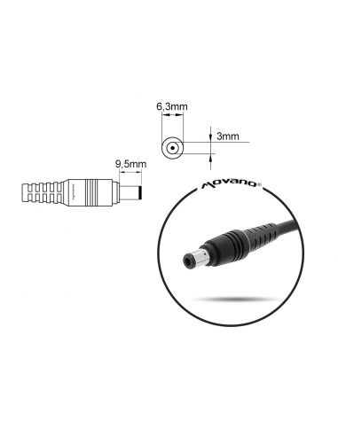 Zasilacz Movano 19.5v 7.7a (6.3x3.0) 150W do Lenovo