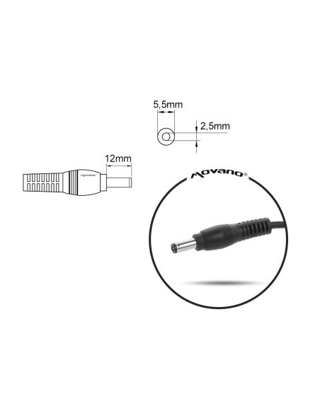 Zasilacz Movano 19.5v 6.15a (5.5x2.5) 120W do Lenovo