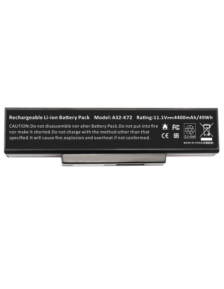 Bateria A32-K72 do Asus K72J K73SV N71 N73S X73S