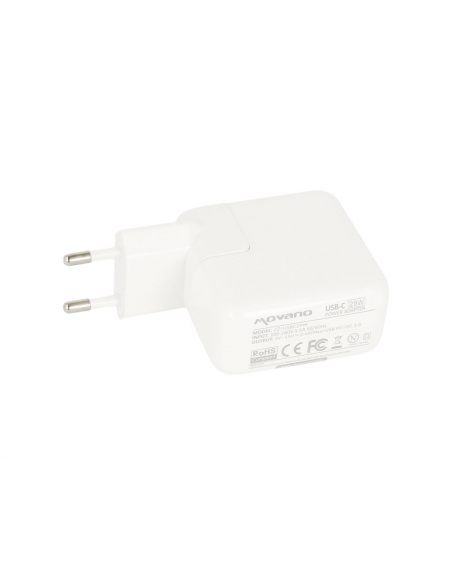 Zasilacz Movano 29W USB type C USB-C (white)