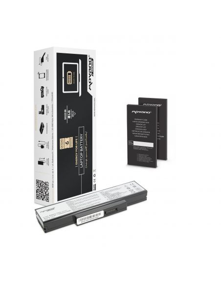 Bateria Movano Premium do Asus K72, K73, N73, X77 (5200mAh)