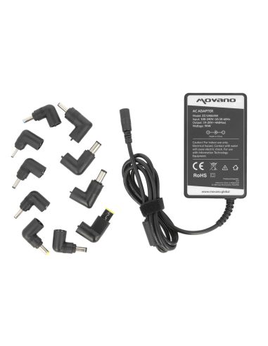 Zasilacz Movano uniwersalny 65W - 10 wtyków