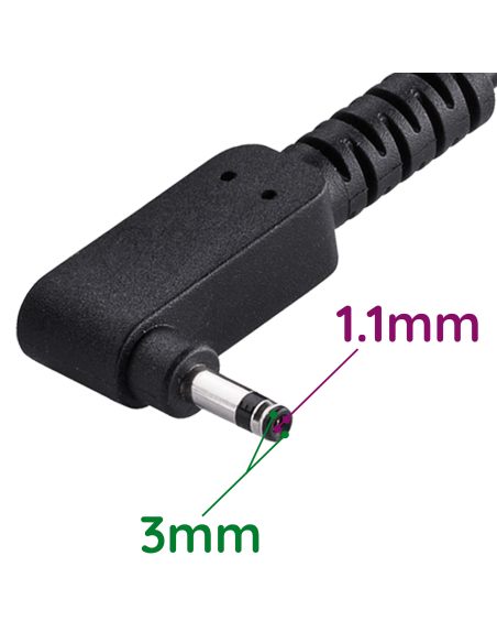 Zasilacz do laptopów Acer/Samsung 19V/3.42A 65W 3.0x1.1mm