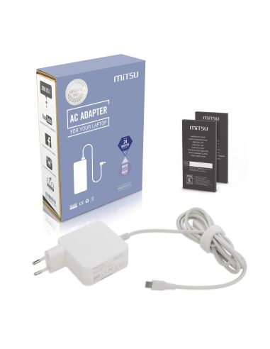 Zasilacz Mitsu 45W USB type C USB-C (white)